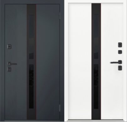 Дверь TERMO PRO V5 black (с терморазрывом)