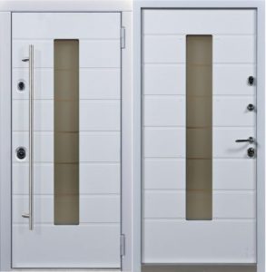 Металлическая дверь Аляска белый