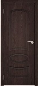 Межкомнатная дверь ЭКОШПОН ЭЛЛЕТИ БЕРГАМО-ПГ ШОКОЛАД
