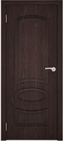 Межкомнатная дверь ЭКОШПОН ЭЛЛЕТИ БЕРГАМО-ПГ ШОКОЛАД
