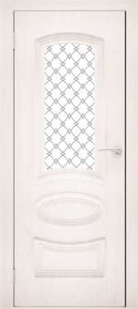 Межкомнатная дверь ЭКОШПОН ЭЛЛЕТИ БЕРГАМО-ПО КРЕМ