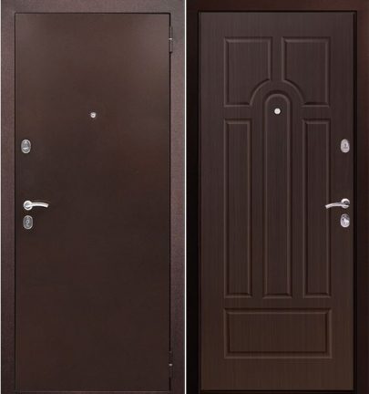 Металлическая дверь Стандарт №5 для частного дома
