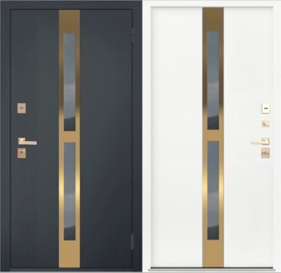 Дверь TERMO PRO V5 хром (с терморазрывом)